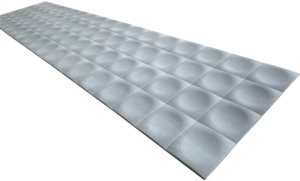 자체 접착 쉬운 설치 3D 가죽 벽 시트 - Product Image 2