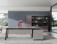 Scrivania Direzionale Moderna e Resistente in Legno