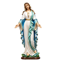 Décoration d'intérieur, figurine catholique, artisanat en résine de haute qualité, statue de la Vierge Marie, cadeau de vacances, sculpture religieuse