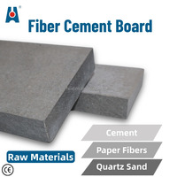 Tablero de Fibrocemento Anhui Resistente a la Humedad - Revestimiento de Pared Exterior/Interior Moderno, Perforado, Pulido e Ignífugo para Cocina