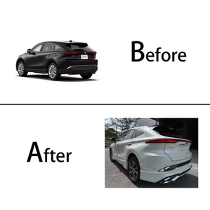 Kit Carrozzeria Aftermarket Stile Modellista con Spoiler Anteriore e Posteriore, Minigonne Laterali, Diffusore Posteriore e Taglio Marmitta per <span class=keywords><strong>Harrier</strong></span> Venza 2020-2024 - Product Image 5