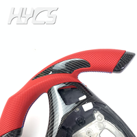 Volant de voiture en fibre de carbone, volant sport, forme F1, adapté à BMW E90 E91 E92 E93 E88 E82 E87 E36 M3