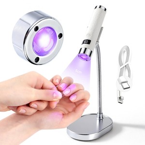 Lampada UV LED <span class=keywords><strong>per</strong></span> <span class=keywords><strong>Unghie</strong></span> ZJ MiniAI con Sensore Intelligente, Uso Domestico e Professionale, Timer LCD Portatile, Polimerizzazione Rapida, Terapia UV <span class=keywords><strong>per</strong></span> <span class=keywords><strong>Gel</strong></span> - Product Image 4