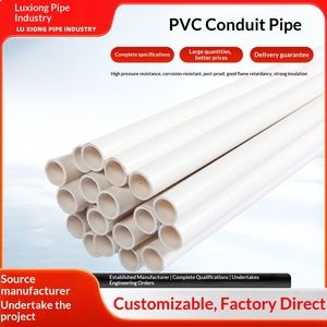 Customized Processing PVC Threading <strong>Pipe</strong> Flame-retardant Insulated Strong Pressure Resistance Home Wiring Electrical <strong>Plastic</strong> - Product Image 5