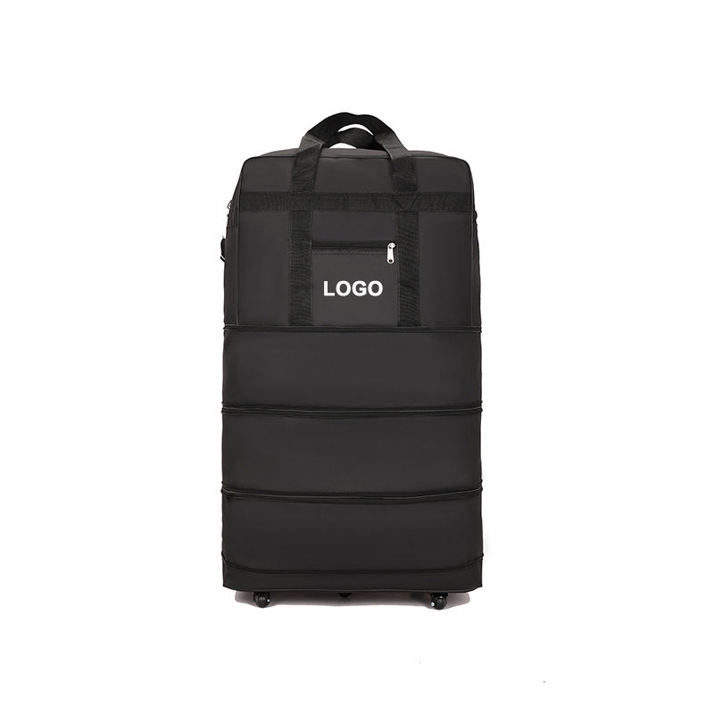 Unisex Lightweight Foldable Trolley School Bag Waterproof - Main Image