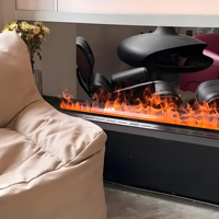 Cheminée électrique à vapeur d'eau simulée 3D de haute qualité, insert de cheminée moderne avec télécommande