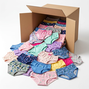 Sous-vêtements pour enfants en polybag, caleçons, boxers, imprimés dinosaures, sirènes, licornes, dessins animés, tailles assorties, garçons, filles, lot en gros - Product Image 2