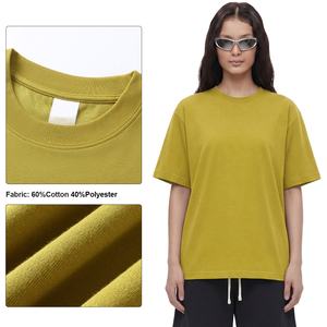 High Quality Custom Heavyweight Quick-dry Gym T-Shirt for Men Oversized 245 Gsm Cotton T Shirts Custom Logo Printed <b>Tshirt</b> - Product Image 3