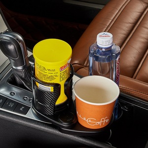 C0263 2-in-1 auto-onderdelen antislip bekerhouder draaibare waterbekerhouder multifunctionele dubbele houder auto accessoire - Product Image 4
