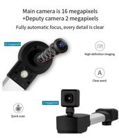 Escáner de Documentos de Doble Cámara, Equipo OEM con Interfaz USB, Disponible en Stock para Uso en Oficinas, Gobierno y Bancos