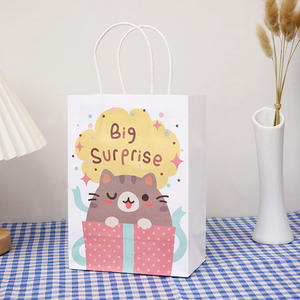 Bolsa <span class=keywords><strong>de</strong></span> <span class=keywords><strong>Papel</strong></span> <span class=keywords><strong>Kraft</strong></span> con Logotipo Personalizado, Asa <span class=keywords><strong>de</strong></span> Cuerda <span class=keywords><strong>de</strong></span> <span class=keywords><strong>Papel</strong></span> Trenzado, para Promoción y Uso en Supermercados, Impresión Offset, Ecológica - Product Image 4