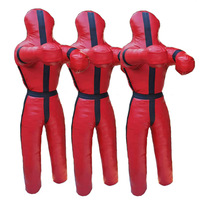 Sac de frappe vertical humanoïde en polyuréthane de 35 kg pour entraînement de lutte, exercices de combat, sparring, boxe et soulagement du stress