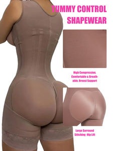 Langqin Corsetto Modellante a Doppia Compressione, Body Contenitivo a Vita Alta, Effetto Push-Up, Chiusura con Cerniera Frontale, Asciugatura Rapida e Traspirante - Product Image 3