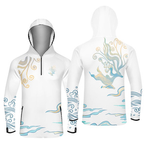 <span class=keywords><strong>Giacca</strong></span> Cardigan da Pesca Estiva - Protezione Solare UPF50 Impermeabile Polsini Regolabili Pannelli in Rete Traspirante per Pesca/Escursionismo/Attività all'Aperto - Product Image 1