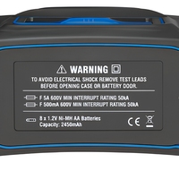 Testeur d'installation multifonction CEM avec écran LCD couleur TFT de 3,5 pouces pour l'inspection électrique industrielle