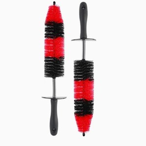 Brosse de nettoyage multi-usages pour voiture, brosse à roues polyvalente en nylon noir pratique - Product Image 4