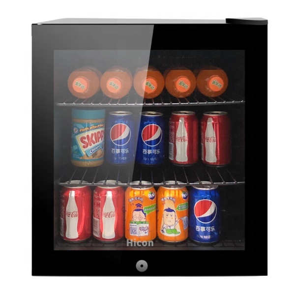 BC-50 мелкая бытовая Коммерческая постоянная температура винного шкафа в холодильнике и сохраняющий свежесть двойной стеклянной дверью 50L ледяной бар