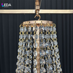 LEDA Centro de Mesa de Hierro para Bodas, Candelabros Reemplazables, Soporte Decorativo para Fiestas, Decoración para Eventos de Cumpleaños - Product Image 5