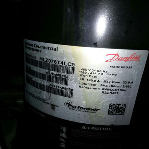 Compresseur Scroll Danfoss MLZ038T4LC9, Compresseur d'air commercial, Alimentation CA, Lubrifié - Product Image 4