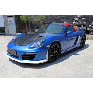 Modificación de coche 991 2012-2018, actualización del parachoques delantero, capó de fibra de carbono, protección del capó del motor para 911 - Product Image 5