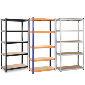 סופרמרקט & בית אחסון מתכת ללא מדפה תעשייתי אחסון כלי מדף מדפים ברזל - Product Image 1
