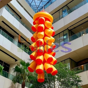 Carnival Festival Decoration Hanging Inflatable Fireworks Giant Inflatable Firecracker for Lunar New Year Decor