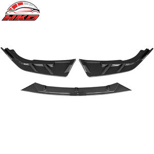 ลิ้นกันชนหน้า สำหรับรถยนต์ฮอนด้า แอคคอร์ด ปี 2021-2022 รุ่น IKON V3 สไตล์ 3 ชิ้น ลายคาร์บอนไฟเบอร์ พร้อมดิฟฟิวเซอร์และแผ่นกันกระแทก - Product Image 6