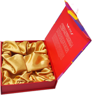 Boîte cadeau rigide magnétique en carton biodégradable et recyclable, personnalisable, avec dorure à chaud, durable, pour bijoux de mariage