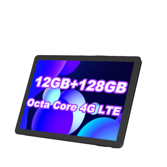 New 10.1-Inch Android 14 Tablet with 5GHz WiFi 4G LTE Quad Core 6GB/8GB RAM 128GB ROM 1280x800 FHD-Phone Computer in One