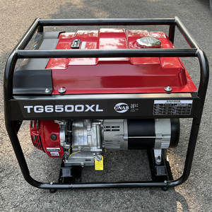 Generador de Gasolina GX390 de 5KW, Soldador Portátil Económico, Generador de Gasolina de 13HP, Accionamiento Manual por <span class=keywords><strong>Honda</strong></span> - Product Image 3