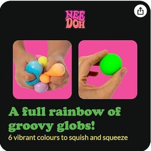 Jouet anti-stress sphérique en peluche souple PVC à rebond lent Schylling <span class=keywords><strong>Rainbow</strong></span> Teenie, modèle 2026, le plus vendu - Product Image 4