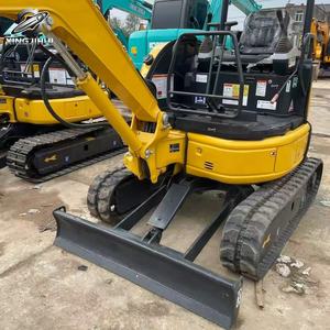 Mini-excavatrice Komatsu20 d'occasion, 2 tonnes, godet de 0,1 m³, marque japonaise d'origine, petite excavatrice de chantier, faible nombre d'heures, bon état - Product Image 3