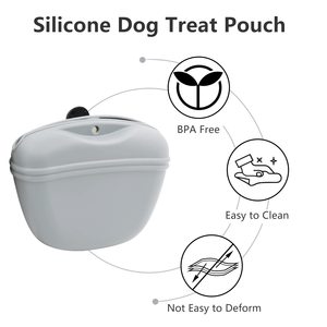 Échantillon gratuit Promotion Nouveau design Sac de récompense pour animaux de compagnie Sac à friandises pour chien mignon Sac d'entraînement pour friandises imperméable Grande capacité Sac de récompense pour friandises à porter à la taille - Product Image 4