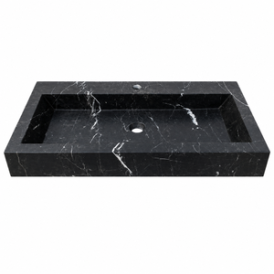 อ่างล้างมือหินอ่อน Nero Marquina - Product Image 2