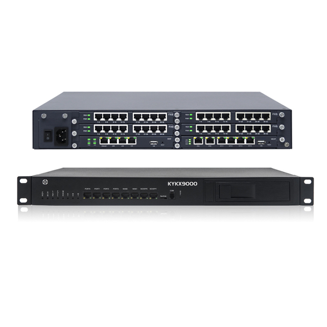 KYKX9000-UC256 IP PBX Sip Voip Office Telephone System With 256 Sip Extensions
