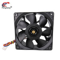 Ventilateur de boîtier d'ordinateur longue durée 120 mm, ventilateur de refroidissement de boîtier, refroidisseur 120X120X38 mm, 12 volts, 24 volts, ventilateur de refroidissement CC