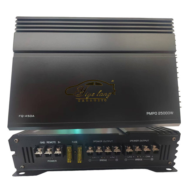 High Power Output Car Amplifier Professional Grade 25000W Max Power Car Audio Amplifier Reliable Durable