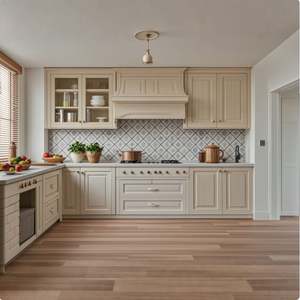 Gabinete de Cocina de Madera de Arce y Cerezo Sólido, Diseño Modular Personalizado en 3D, Alta Tecnología - Product Image 4