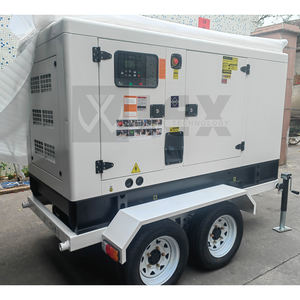 20 кВт, 50 кВт, портативная генераторная установка, тип прицепа, бесшумная Мобильная дизельная система водяного охлаждения 30 кВт, 40 кВт, 50 кВт, 50/60 Гц, частота 48 В - Product Image 3