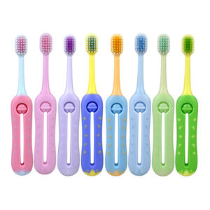 Brosse à dents écologique personnalisable pour enfants, poils doux en nylon, pour les âges 3, 6, 8 ans, usage domestique - Product Image 3