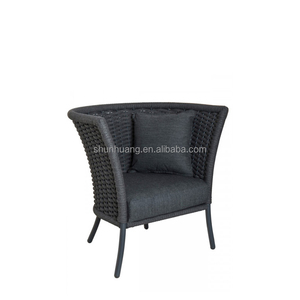 Juego de sofá de jardín combinacional, sofá de esquina para exteriores <span class=keywords><strong>con</strong></span> cuerda, muebles impermeables, balcón, sofá de ocio <span class=keywords><strong>con</strong></span> mesa de centro - Product Image 6