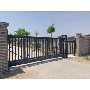 Porte coulissante automatique sans rail en aluminium pour usine et villa - Product Image 3