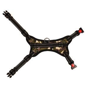 Preço de Fábrica Atacado Arnês Ajustável Personalizado para Animais de Estimação Respirável Grande Sem Puxar para Cães e Gatos Simples 100% Nylon - Product Image 5