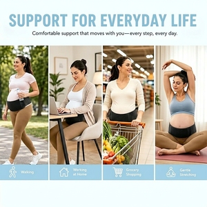 Faja de Maternidad Personalizada con Soporte Lumbar Ajustable, Faja Abdominal para Embarazo, Banda para el Vientre, Cintura Pélvica y Espalda Baja - Product Image 6