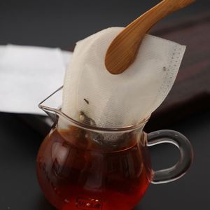 Custom Black Tea <b>Bags</b> Wholesale Empty Tea Filter <b>Bag</b> Large and Big Nonwoven Tea <b>Bags</b> with Draw <b>Strings</b> - Product Image 6