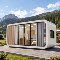 Maison conteneur pliable 10 pieds x 10 pieds, structure de maison conteneur, maison modulaire préfabriquée