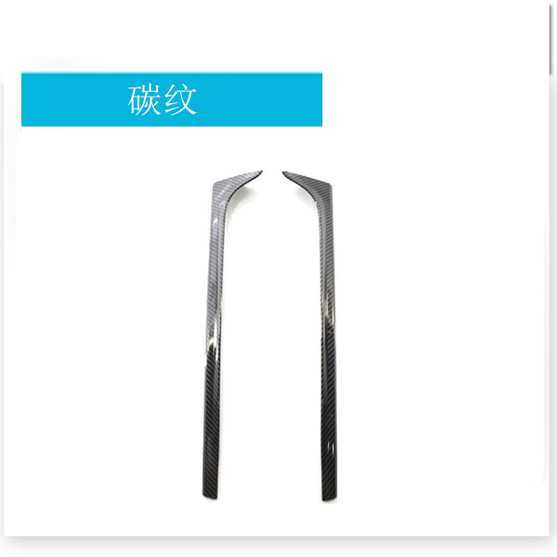 Une paire de motifs en carbone