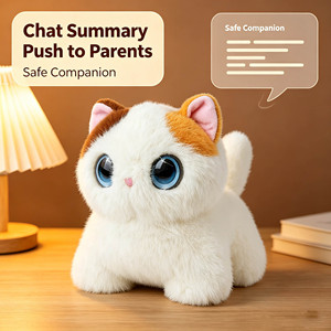 ตุ๊กตา AI แบบอินเทอร์แอคทีฟพร้อมระบบสัมผัสตอบสนองอารมณ์และบทสนทนาหลายภาษาสำหรับเด็ก กล่องของขวัญ โรงงานรับผลิตแบรนด์ส่วนตัว - Product Image 1