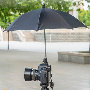 1PC Sombrilla para Cámara DSLR Negra de 26/50CM, Parasol y Soporte para Lluvia, para Cámara Fotográfica en General - Product Image 6