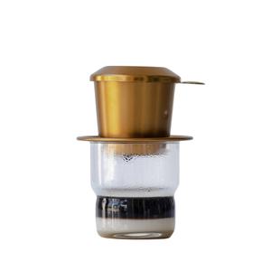 Vietnamita Phin Coffee Gold Vietnam Coffee Dripper Maker Filtro reutilizable Goteo Hogar Olla portátil Acero inoxidable Vietnam - Product Image 2